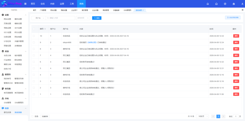 图片[16]-【sitepro招聘网站项目】[会员免费]网站功能强大，基于phpyun项目，全部功能100+，支持个性化定制，人力资源必备项目！-SitePro